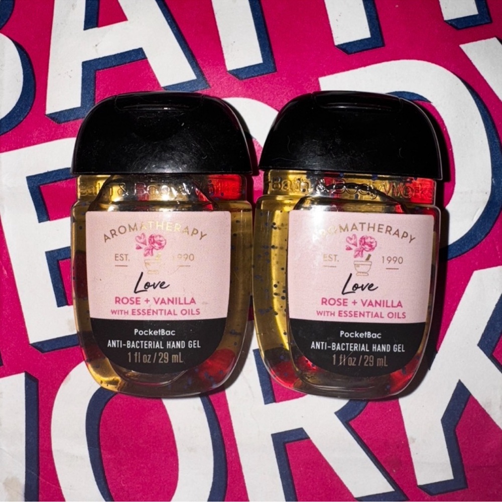 💓Bath & Body Works Aromatherapy Rose & Vanilla Hand Gels